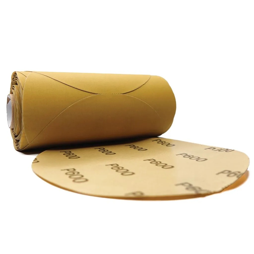 Picture of ARC Abrasives 6In 600X 100 Psa Gold Disc Roll Disc Roll On